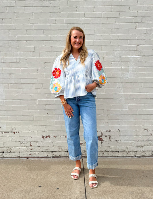 Judy Embroidered Blouse