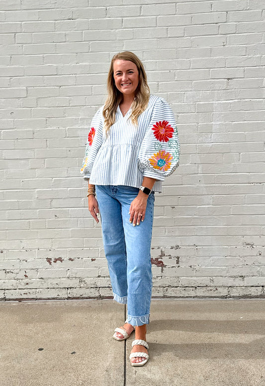 Judy Embroidered Blouse