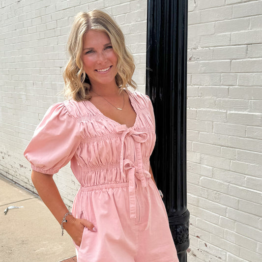 The Dixie Denim Romper