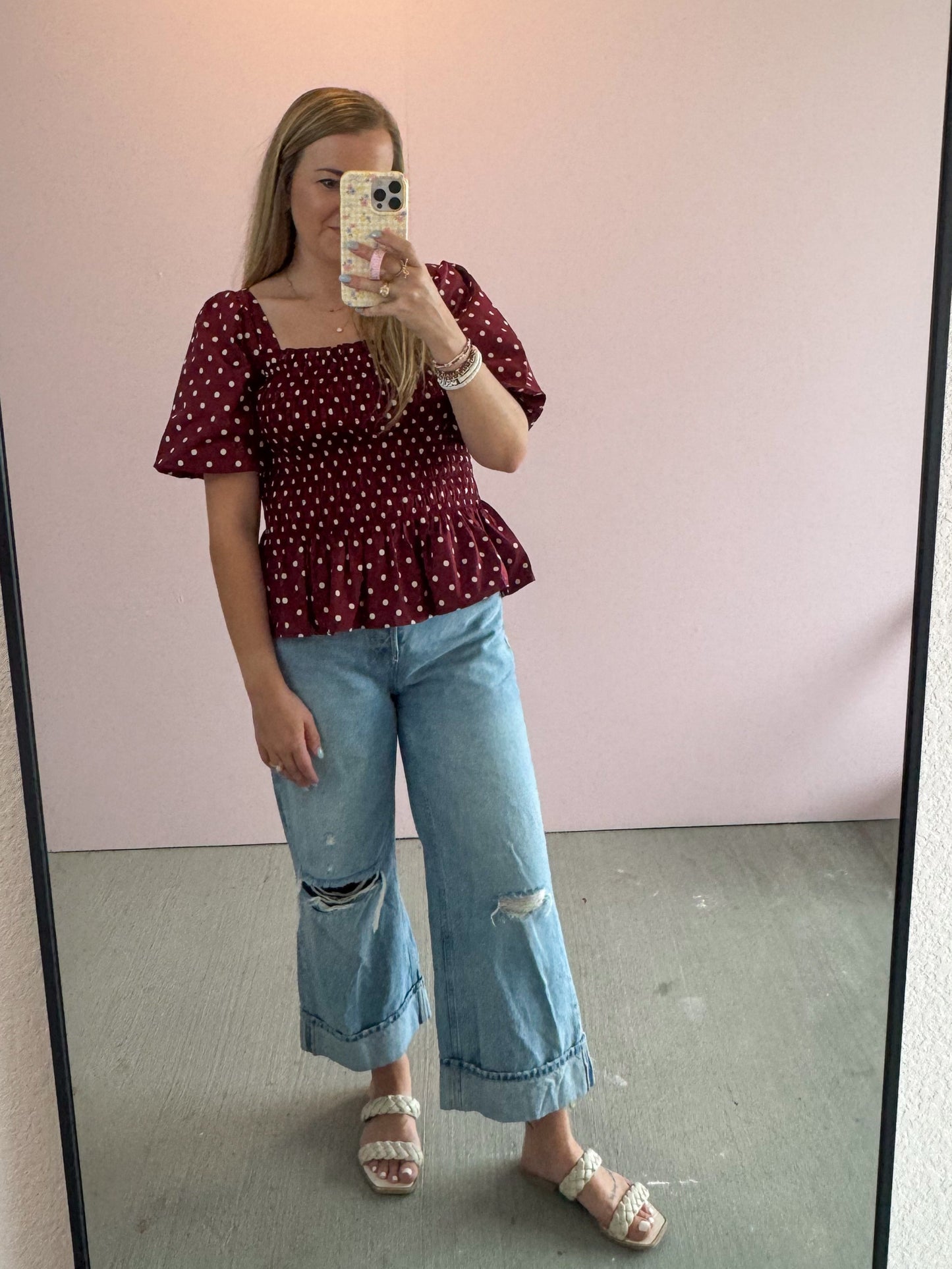 Ruby Smocked Top