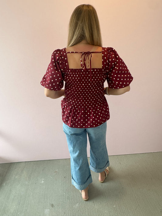 Ruby Smocked Top