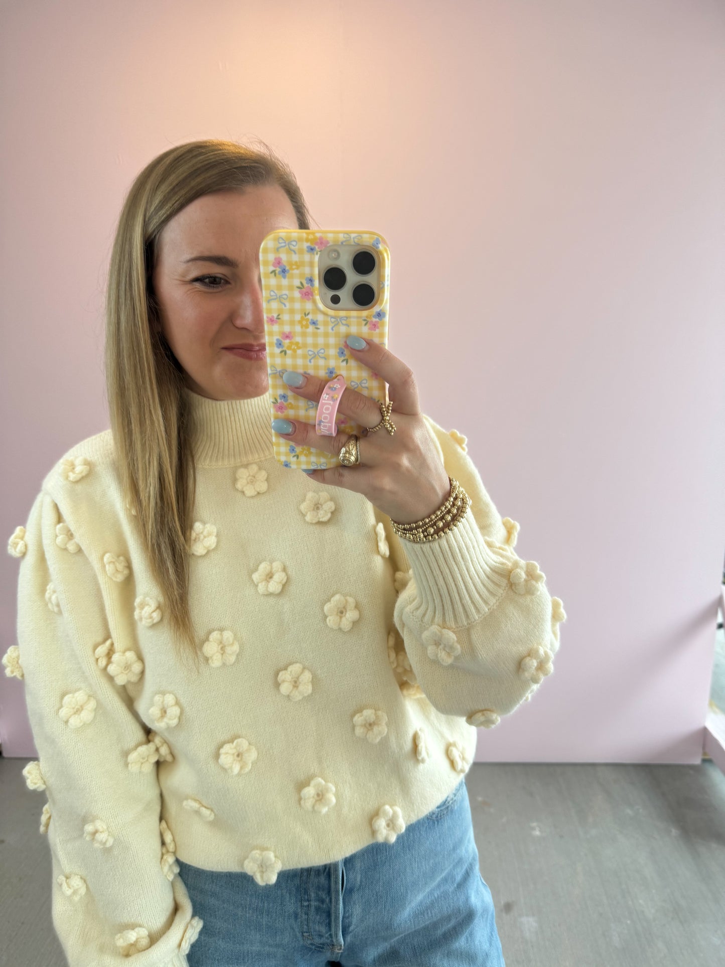 Daisy Floral Sweater