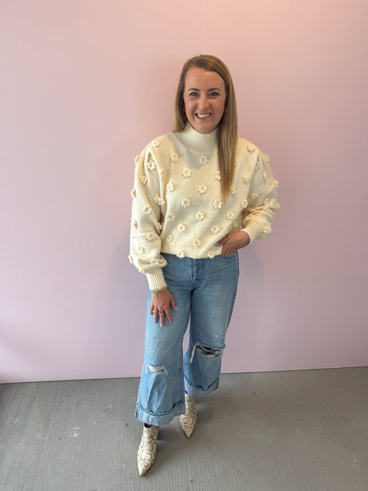 Daisy Floral Sweater