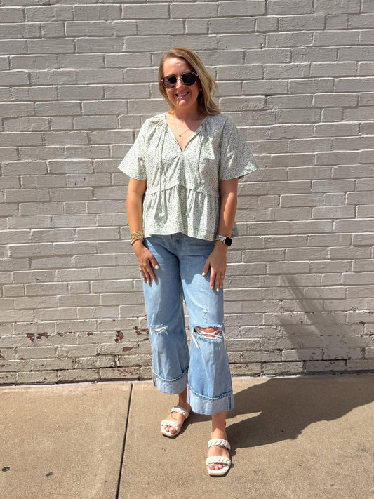 Brittany Floral Top