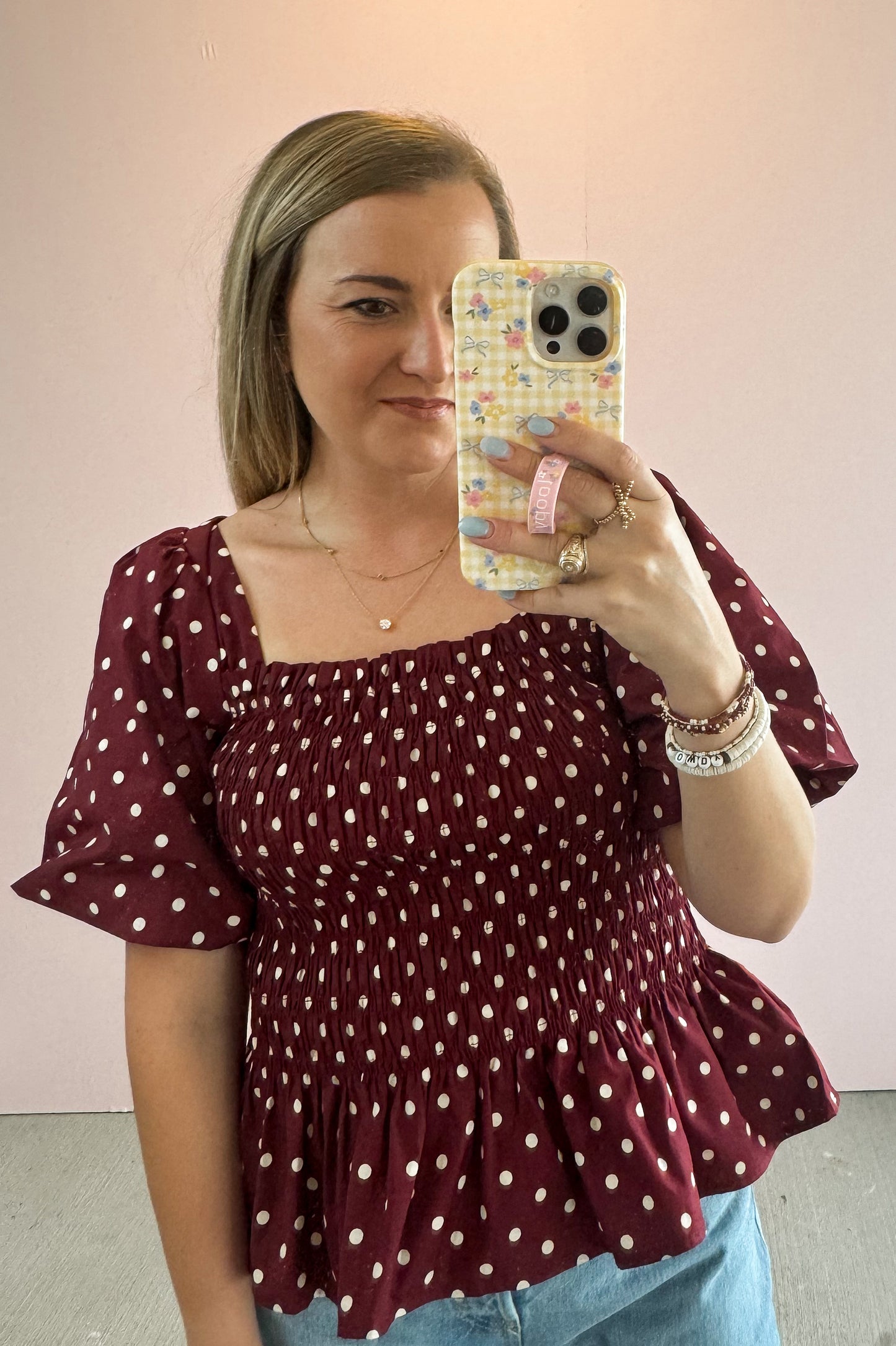Ruby Smocked Top