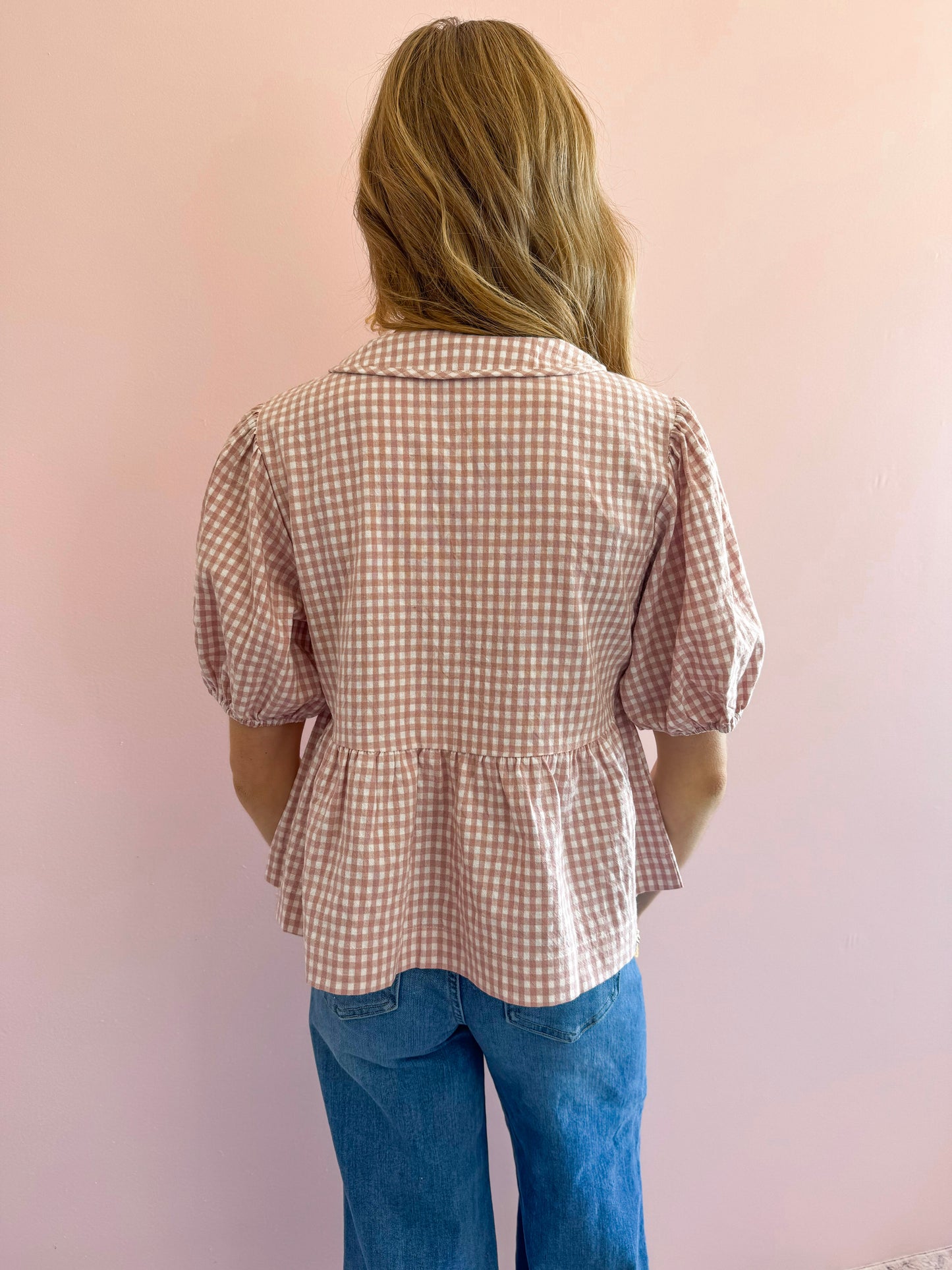 Sadie Gingham Blouse